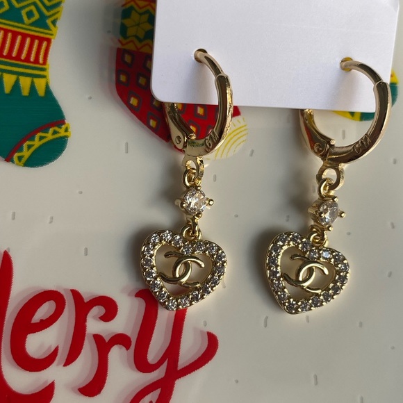 Gold filled hearts new earrings for women - Picture 1 of 3